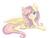 Size: 1280x973 | Tagged: safe, artist:indiefoxtail, fluttershy, g4, alternate hairstyle, cute, female, shyabetes, simple background, solo, transparent background, unshorn fetlocks