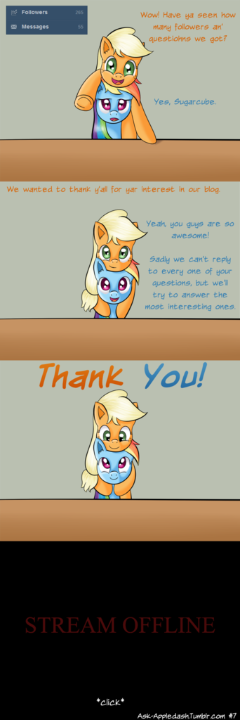 643703 Safe Artistratofdrawn Applejack Rainbow Dash Ask Appledash G4 Ask Comic 3417