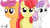 Size: 1280x720 | Tagged: safe, artist:jbond, apple bloom, scootaloo, sweetie belle, earth pony, pegasus, pony, unicorn, g4, cutie mark crusaders, female, filly, foal, signature, smiling, trio