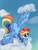 Size: 768x1024 | Tagged: safe, artist:berryden, rainbow dash, g4, cute, female, solo