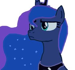 Size: 800x750 | Tagged: safe, artist:jbond, princess luna, alicorn, pony, g4, bust, female, mare, portrait, simple background, solo, white background