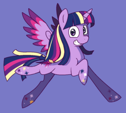 Size: 850x764 | Tagged: safe, artist:kiruki1999, twilight sparkle, alicorn, pony, g4, female, mare, rainbow power, solo, twilight sparkle (alicorn)