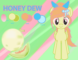 Size: 3300x2550 | Tagged: safe, artist:aziannoob, oc, oc only, oc:honey dew, high res, reference sheet, solo