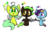 Size: 1024x663 | Tagged: safe, artist:midnightpremiere, oc, oc only, oc:lemon party, oc:little giant, oc:midnight premier, pegasus, pony, foal, guide, palette, reference sheet