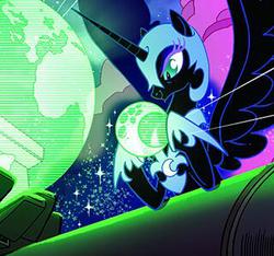 Size: 320x300 | Tagged: artist needed, safe, idw, nightmare moon, g4, female, solo, transformers