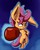 Size: 800x1000 | Tagged: safe, artist:heir-of-rick, scootaloo, pony, g4, bipedal, boxing gloves, female, impossibly large ears, solo