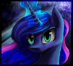 Size: 711x643 | Tagged: safe, artist:aschenstern, princess luna, g4, female, solo