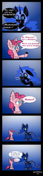 Size: 1000x4106 | Tagged: safe, artist:arthur9078, artist:heir-of-rick, nightmare moon, pinkie pie, princess luna, g4, collaboration, comic, dialogue, impossibly large ears, reference, snickers, speech bubble, you're not you when you're hungry