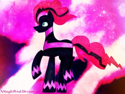 Size: 2048x1536 | Tagged: safe, artist:asinglepetal, fili-second, pinkie pie, g4, female, nightmare fili-second, nightmare pinkie, nightmarified, power ponies, solo