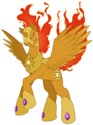 Size: 1280x1724 | Tagged: safe, artist:bellalysewinchester, nightmare star, princess celestia, g4, female, solo