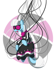 Size: 1000x1272 | Tagged: dead source, safe, artist:amazingbutterfingers, photo finish, earth pony, pony, g4, crossover, female, glados, mare, portal (valve), simple background, solo, transparent background