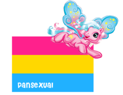 Size: 493x378 | Tagged: dead source, safe, star flight, g3, female, flag, lgbt, pansexual, pansexual pride flag, pride, pride flag, pride ponies, solo