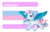 Size: 422x269 | Tagged: safe, star catcher, pegasus, pony, g3, bigender, bigender pride flag, female, flag, looking at you, mare, pride flag, raised hoof, smiling, solo, spread wings, tail, wings