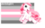 Size: 435x269 | Tagged: safe, desert rose, earth pony, pony, g3, demigirl, demigirl pride flag, female, flag, heart, heart mark, mare, open mouth, open smile, pride flag, pride ponies, smiling, solo, tail, underhoof