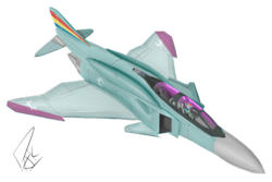 Size: 3000x2000 | Tagged: dead source, safe, artist:pak-faace1234, rainbow dash, g4, f-4 phantom ii, high res, jet fighter, royal equestrian air force