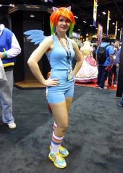 Size: 2774x3886 | Tagged: safe, rainbow dash, human, g4, cosplay, high res, irl, irl human, photo