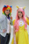 Size: 1365x2048 | Tagged: safe, fluttershy, rainbow dash, human, g4, cosplay, irl, irl human, photo