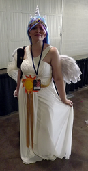 Size: 413x800 | Tagged: safe, princess celestia, human, g4, cosplay, irl, irl human, photo, solo