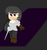 Size: 500x533 | Tagged: safe, artist:gnworkplace, octavia melody, human, g4, chibi, cute, female, humanized, rapier, solo, sword