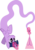 Size: 6400x9105 | Tagged: safe, artist:parclytaxel, twilight sparkle, alicorn, genie, genie pony, pony, g4, .svg available, absurd resolution, bottle, female, magic, mare, simple background, smiling, solo, telekinesis, transparent background, twilight sparkle (alicorn), twitwee, upside down, vector