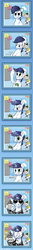 Size: 442x3323 | Tagged: safe, artist:erudier, rainbow dash, soarin', spitfire, g4, comic, female, male, mirror, ship:soarindash, shipping, straight