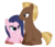 Size: 4120x3520 | Tagged: dead source, safe, artist:mrbrandonmac, amira, haakim, earth pony, pony, g4, background pony, blank flank, duo, duo male and female, female, male, ponified, ponified horse, race swap, simple background, transparent background
