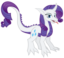 Size: 6000x5400 | Tagged: safe, artist:magister39, rarity, dragon, g4, absurd resolution, dragoness, dragonified, female, raridragon, simple background, solo, species swap, transparent background