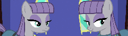 Size: 1160x338 | Tagged: safe, edit, edited screencap, screencap, maud pie, g4, maud pie (episode), season 4, animated, cute, female, lidded eyes, loop, smiling, when she smiles