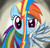 Size: 4000x3865 | Tagged: safe, artist:midnightsonare, rainbow dash, robot, g4, female, solo