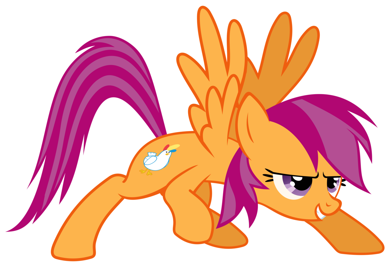 scootaloo, chicken, pegasus, pony, absurd resolution, female, fusion, mare,...