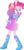 Size: 3108x6500 | Tagged: dead source, safe, artist:theshadowstone, pinkie pie, human, equestria girls, g4, balloon, boots, clothes, female, high heel boots, ponied up, rainbow power, rainbow power-ified, simple background, skirt, solo, sparkles, transparent background, vector