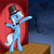 Size: 600x600 | Tagged: safe, artist:hudoyjnik, trixie, pony, g4, bipedal, bowtie, rule 63, solo