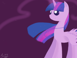 Size: 2048x1536 | Tagged: safe, artist:a-happy-thought, twilight sparkle, alicorn, pony, g4, female, mare, solo, twilight sparkle (alicorn)