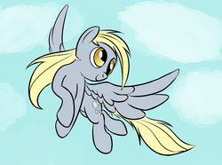 Size: 1447x1075 | Tagged: safe, artist:plasters-ponies, artist:rubrony, derpy hooves, pegasus, pony, g4, female, mare, solo