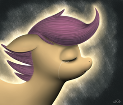 Size: 3500x3000 | Tagged: safe, artist:zirbronium, scootaloo, g4, crying, female, high res, solo