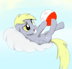 Size: 792x770 | Tagged: safe, artist:augustbebel, derpy hooves, pegasus, pony, g4, cloud, female, mare, polandball