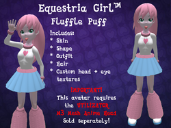 Size: 1602x1200 | Tagged: safe, oc, oc only, oc:fluffle puff, equestria girls, g4, avatar, humanized, second life