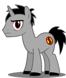 Size: 252x297 | Tagged: safe, artist:misantropony, oc, oc only, oc:misantropony, solo