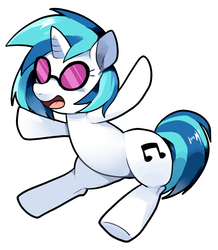 Size: 808x927 | Tagged: safe, artist:aoringo, dj pon-3, vinyl scratch, g4, female, pixiv, solo