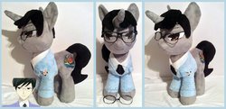 Size: 1285x622 | Tagged: safe, artist:sophie scruggs, irl, ouran high school host club, photo, plushie, ponified