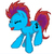 Size: 510x514 | Tagged: safe, artist:allenslittlelavi, earth pony, pony, acousticbrony, cute, facebook, fanart, female, mare, pixel art, simple background, solo, tongue out, white background