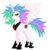 Size: 5700x6000 | Tagged: safe, artist:magister39, princess celestia, g4, absurd resolution, alternate hairstyle, angry, evil, female, royalty, solo