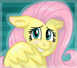 Size: 800x700 | Tagged: safe, artist:azureblazestarz, fluttershy, g4, female, portrait, solo