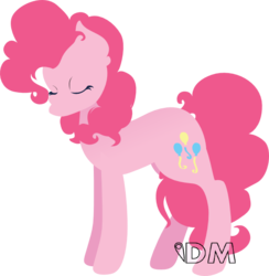 Size: 600x616 | Tagged: safe, artist:danie-me, pinkie pie, g4, female, solo