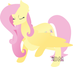 Size: 600x555 | Tagged: safe, artist:danie-me, fluttershy, g4, female, solo