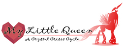 Size: 384x150 | Tagged: safe, queen chrysalis, g4, author:pen mightier, cover, fanfic