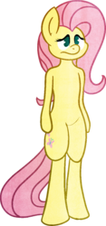 Size: 568x1216 | Tagged: safe, artist:idontkn0ow, fluttershy, pony, g4, bipedal, female, solo