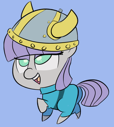 Size: 1156x1288 | Tagged: safe, artist:captain64, maud pie, g4, female, helmet, horned helmet, solo, viking helmet