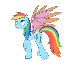 Size: 1800x1667 | Tagged: safe, artist:fleshsong, rainbow dash, g4, color, female, solo