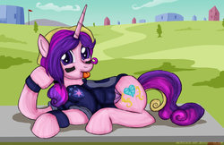 Size: 1024x663 | Tagged: safe, artist:ladyanidraws, princess cadance, g4, clothes, female, jersey, solo, tongue out